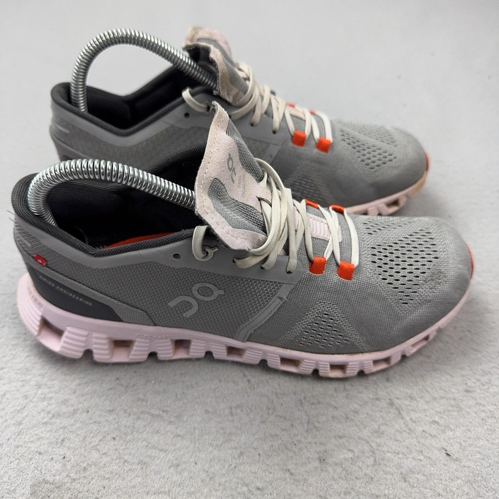On‎ Running Shoes Womens Size 8 Gray CloudTec Mesh Running Sneakers Athletic